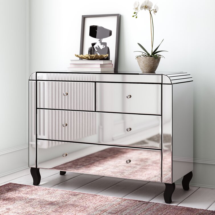 Wayfair mirrored chest of outlet drawers